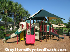 The little ones will enjoy hours of fun at GreyStone's on-site playground adjacent to the clubhouse and pool.