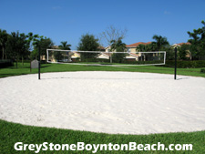 The beach has come to Greystone! You can play volleyball right here on this sandy court, then head over to the pool for a swim to cool off.